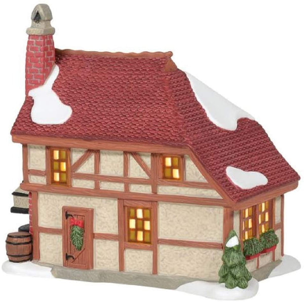 Department 56 Department 56 Alpine Village Alpine Cowbell Forge Lit House, 6.38-inch High - DimpzBazaar.com