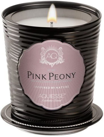 Aquiesse Aquiesse Pink Peony Luxe Tin Candle - DimpzBazaar.com