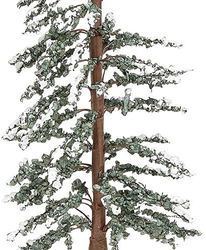 Department 56 Department 56 Village Cross Product Accessories Snowy Lodge Pine Tree Figurine Set, 5 to 9 Inch, Multicolor - DimpzBazaar.com
