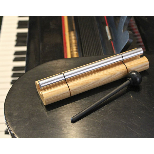 Woodstock Chimes Woodstock Solo Silver Zenergy Chime- Eastern Energies Collection - DimpzBazaar.com