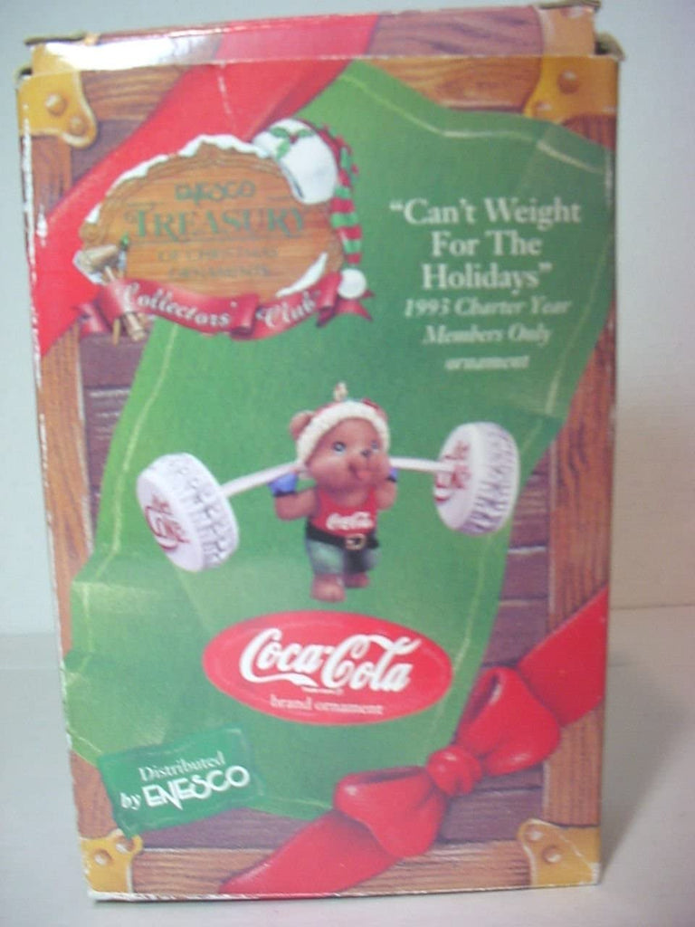 Dimpz Bazaar Coca-Cola Diet Coke Can't Weight For the Holidays 1993 Enesco Treasury of Christmas Ornaments - DimpzBazaar.com