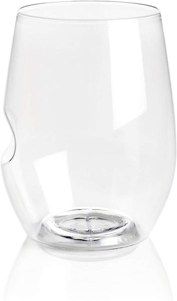 govino Govino Go Anywhere Flexible Shatterproof Recyclable Wine Glasses, 16-ounces - DimpzBazaar.com