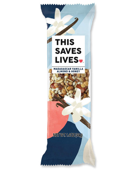 This Bar Saves Lives This Bar Saves Lives Chewy Granola Bars | Gluten Free Snacks Breakfast Bars, Kosher, Non GMO Snack Bar for Adults & Kids | 1.4 oz Bars - DimpzBazaar.com