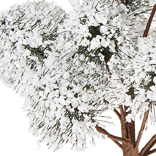 Department 56 Department 56 Village Cross Product Accessories Snowy Jack Pine Trees Figurine Set, 6 and 9 Inch, Multicolor - DimpzBazaar.com