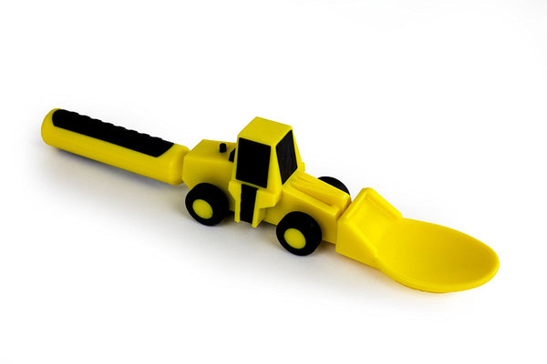 Constructive Eating Constructive Eating - Construction Utensil Set with Construction Plate - DimpzBazaar.com