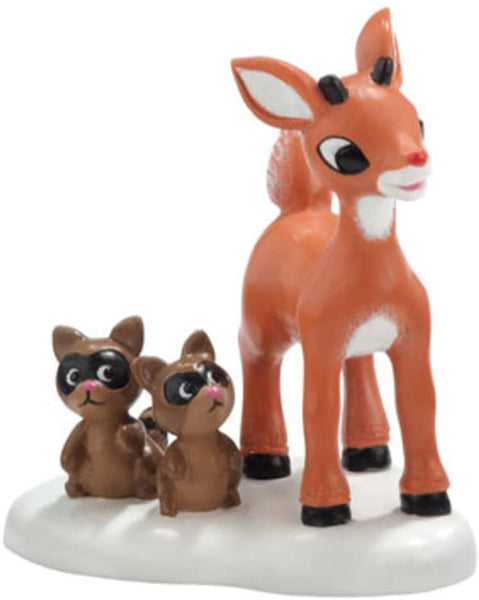 Department 56 Department 56 North Pole Rudolph The Red Nosed Reindeer Series She Said I'm Cute Christmas Figurine #4025287 - DimpzBazaar.com