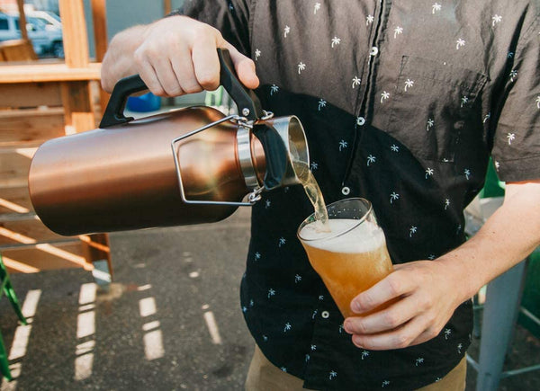 DrinkTanks NEW DrinkTanks 32 oz Vacuum Insulated Stainless Steel Beer Growler - DimpzBazaar.com