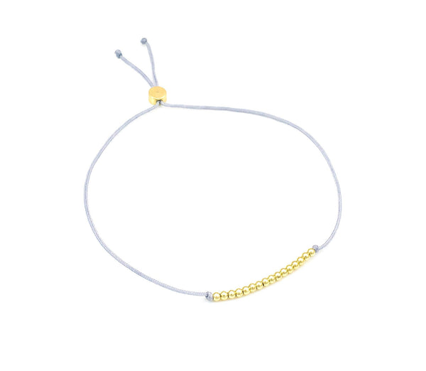 Lucky Feather Lucky Feather Sweet 16 Gifts for Girls; 16th Birthday Bracelet Gift Idea for 16 Year Old Girls with 14K Gold Dipped Beads on Adjustable Cord - DimpzBazaar.com