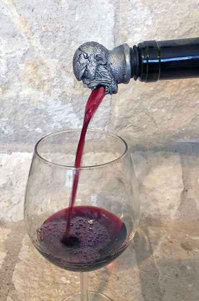 Spectrum Zombie Wine Aerator Pourer Premium Aerating Pourer FDA Approved Stainless Steel Food Grade silicone stopper - DimpzBazaar.com