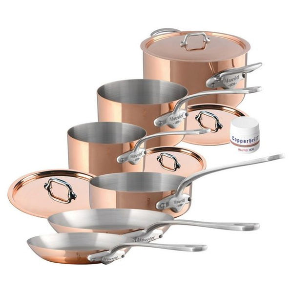 Mauviel Mauviel M'Heritage Stainless Steel Handle, Copper, 1.5 mm (10-Piece) - DimpzBazaar.com