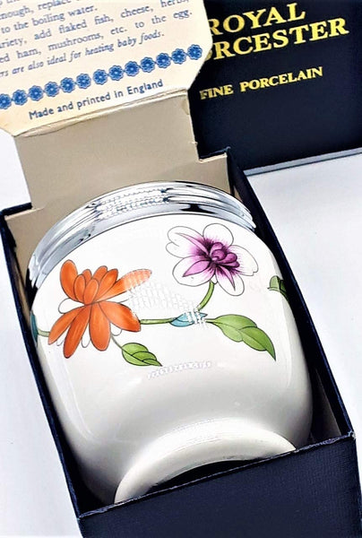 Royal Worcester Royal Worcester Double Egg King Size Coddler Astley Pattern - Lavender Floral-Rare and Beautiful - DimpzBazaar.com