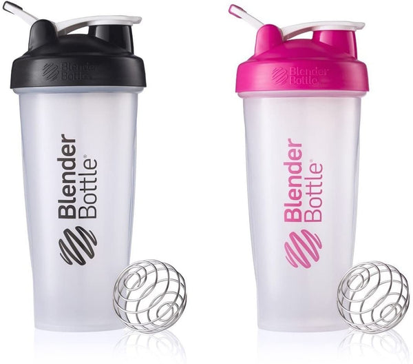 Blender Bottle BlenderBottle Classic Loop Top Shaker Bottle, 28-ounce, Set of 2 - Colors WILL Vary - DimpzBazaar.com