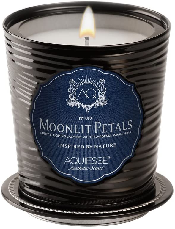 Aquiesse Aquiesse Moonlit Petals Luxe Tin Candle - DimpzBazaar.com