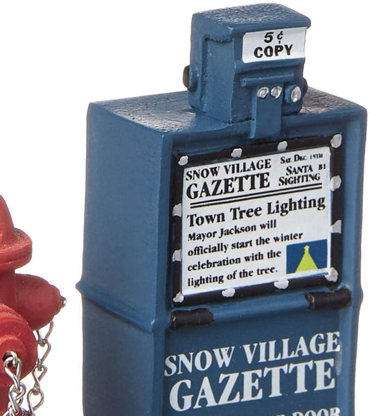 Department 56 Department 56 Village Fire Hydrant and Newspaper Box Accessory Set of 2 - DimpzBazaar.com