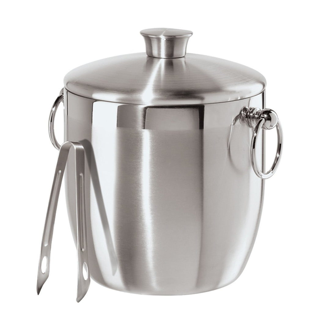 Oggi Oggi Stainless Steel Ice Bucket with Tongs, 3 L - DimpzBazaar.com