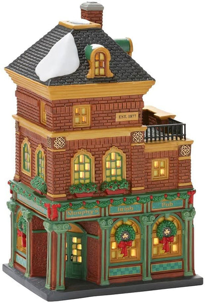 Department 56 Department 56 Christmas in the City Village Murphy's Irish Pub Lit House - DimpzBazaar.com