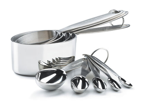 Cuisipro Cuisipro Stainless Steel Measuring Cup and Spoon Set - DimpzBazaar.com
