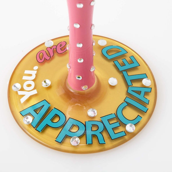 Lolita Glassware Lolita by Enesco Best Co-Worker Ever Wine Glass - DimpzBazaar.com