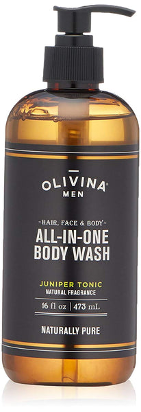Olivina Men Olivina Men All-in-One Body Wash for hair, face and body - Bourbon Cedar 16 fl. oz - DimpzBazaar.com