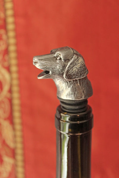 Spectrum Dog Wine Aerator Pourer Premium Aerating Pourer Food Grade silicone stopper - DimpzBazaar.com
