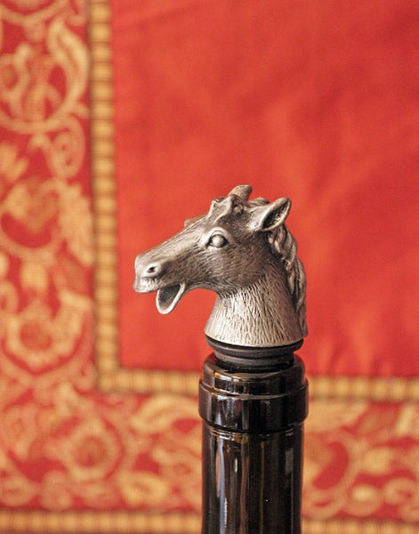 Spectrum Horse Wine Aerator Pourer Premium Aerating Pourer Food Grade silicone stopper - DimpzBazaar.com