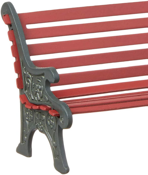 Department 56 Department 56 Village Red Wrought Iron Park Bench - DimpzBazaar.com