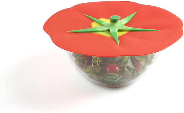 Charles Viancin Charles Viancin Silicone Lids - Microwave Safe BPA Free Mugs Pots Bowls Lids -Tomato - DimpzBazaar.com
