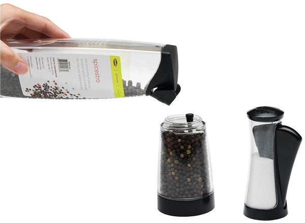 Chef'n Chef'n Bistro Combo Grinder (Black/Clear) - DimpzBazaar.com