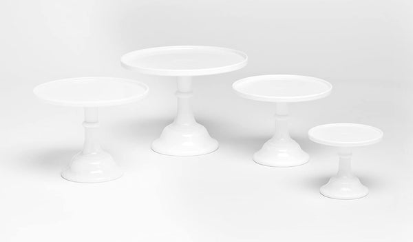Mosser Glassware Mosser Glass 10" Milk Glass Cake Plate/stand - DimpzBazaar.com