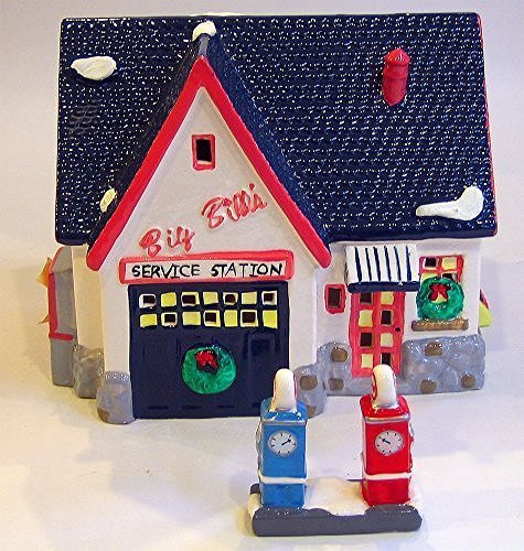 Department 56 Dept. 56 Original Snow Village Service Station 5128-4 - DimpzBazaar.com