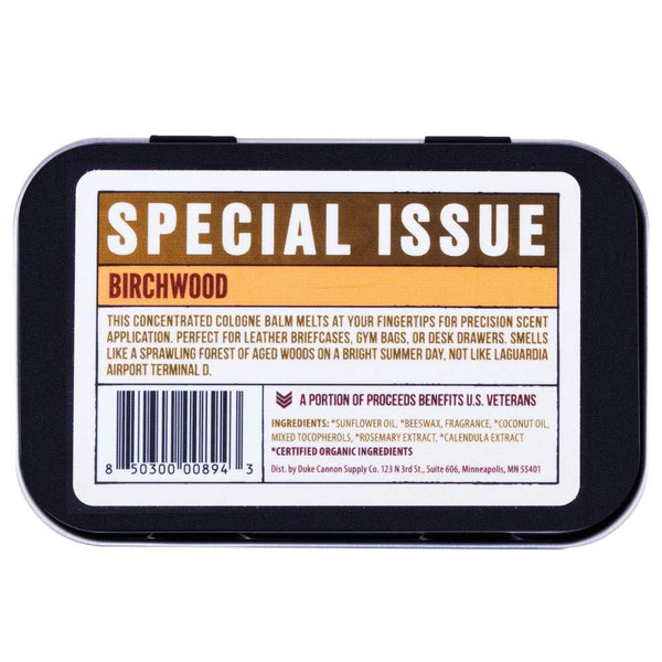 Duke Cannon Duke Cannon Solid Cologne Special Issue - Birchwood - DimpzBazaar.com