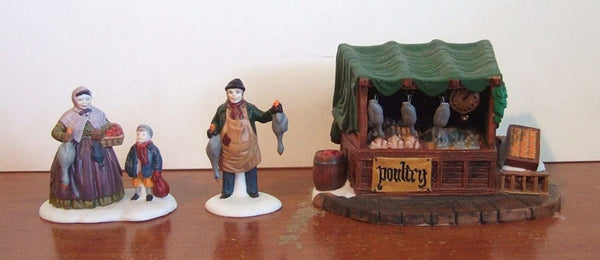 Department 56 Department 56 "Poultry Market" Set of 3 Retired - DimpzBazaar.com