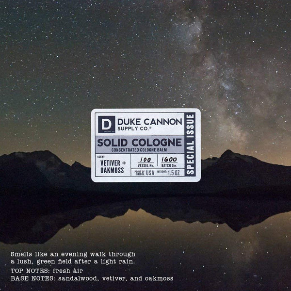 Duke Cannon Duke Cannon Solid Cologne Special Issue - Vetiver + Oakmoss - DimpzBazaar.com