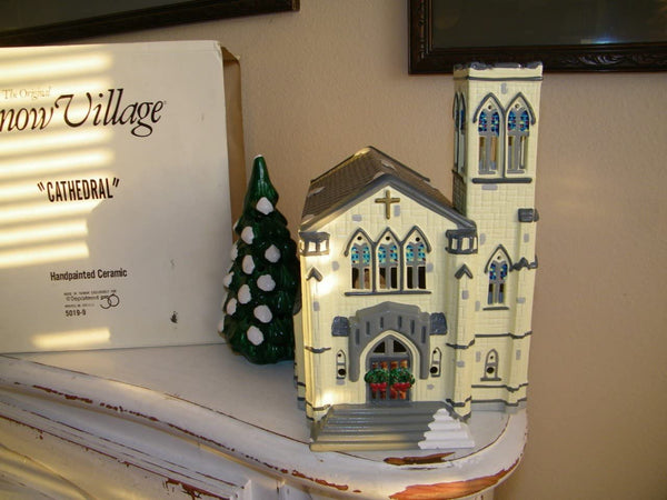 Department 56 50199 Department 56 Dept Snow Village Cathedral w/ Box 5110 - DimpzBazaar.com