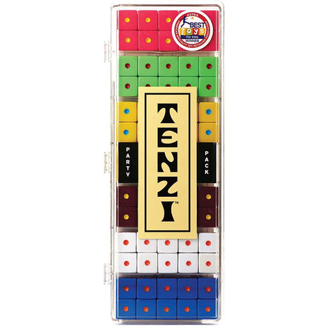 TENZI Tenzi Dice Party Game - Colors May Vary - 6 Sets of 10 Colored Dice - DimpzBazaar.com