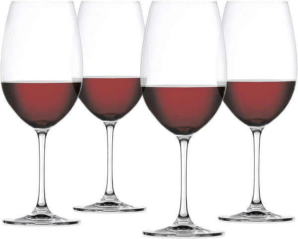 Spiegelau Spiegelau Salute Bordeaux Wine Glasses - (Clear Crystal, Set of 4 Red Wine Glasses) - DimpzBazaar.com