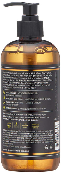 Olivina Men Olivina Men All-in-One Body Wash for hair, face and body - Bourbon Cedar 16 fl. oz - DimpzBazaar.com