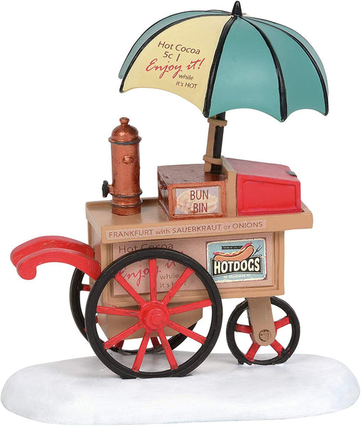 Department 56 Department 56 Village Cross Product Accessories Classic Christmas Cocoa Cart Figurine, 3.94 Inch, Multicolor - DimpzBazaar.com