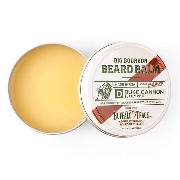 Duke Cannon Supply Co. Duke Cannon Supply Co. Big Bourbon Beard Balm, 1.6oz - Oak Barrel Scent / Made with Natural and Organic Ingredients - DimpzBazaar.com