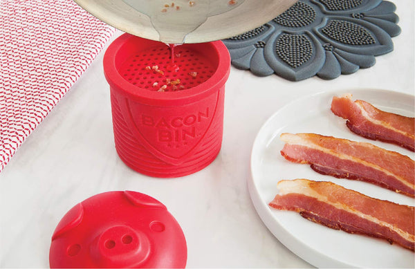 Talisman Designs Talisman Designs Bacon Bin Grease Holder, Silicone, FDA Approved and BPA Free - DimpzBazaar.com