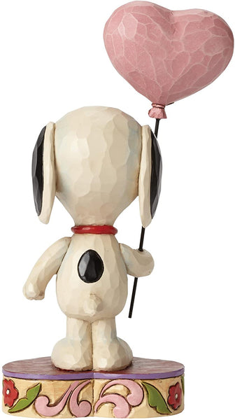 Jim Shore for Enesco Jim Shore for Enesco Peanuts Snoopy with Heart Balloon Figurine, 7.75" - DimpzBazaar.com