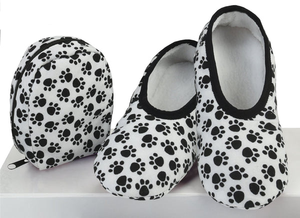Snoozies Snoozies Skinnies & Travel Pouch | Purse Slippers for Women | Travel Flats with Pouch | Womens Slippers On The Go - DimpzBazaar.com
