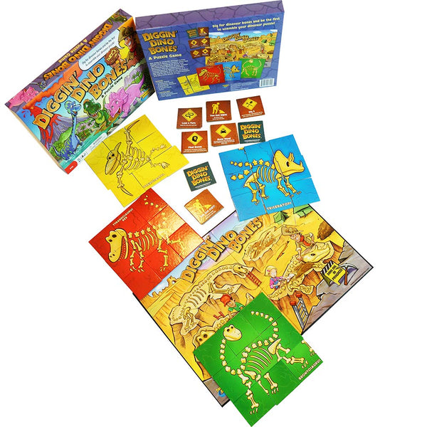 Continuum Games Continuum Games - Digging Dino Bones Board Game, Kids Aged 4 & Up - DimpzBazaar.com