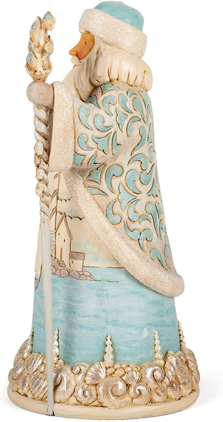 Enesco Enesco Jim Shore Heartwood Creek Coastal Santa/Sailboat Scene Figurine - DimpzBazaar.com