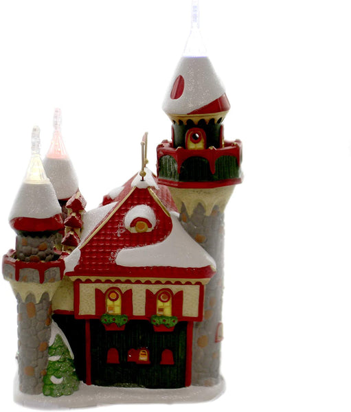 Department 56 Department 56 North Pole Series Santa's Snowflake Palace Lighted Buliding, 10.51 in H - DimpzBazaar.com