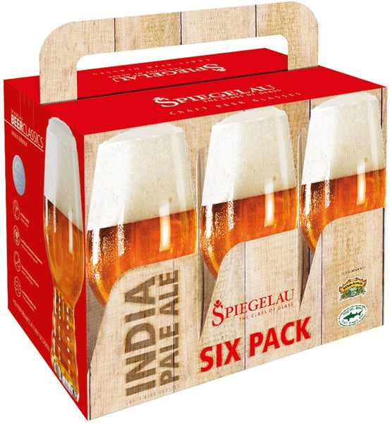 Spiegelau Spiegelau Beer Classics IPA Glass, Set of 6 - DimpzBazaar.com
