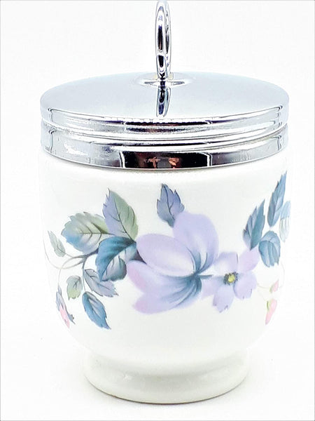 Royal Worcester Royal Worcester Double Egg King Size Coddler June Garland Pattern Lavender Pink Floral - DimpzBazaar.com