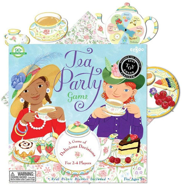 eeBoo eeBoo Tea Party Spinner Game for Girls - DimpzBazaar.com