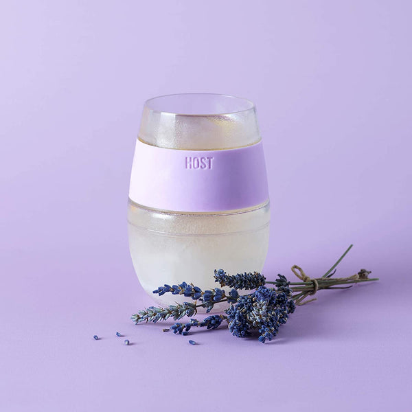 Host Host Wine Cooling Cup Double Wall Insulated Freezable Drink Chilling Tumbler with Freezing Gel, Set of 1, 9 oz, Tangerine - DimpzBazaar.com