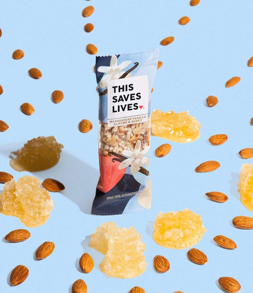 This Bar Saves Lives This Bar Saves Lives Chewy Granola Bars | Gluten Free Snacks Breakfast Bars, Kosher, Non GMO Snack Bar for Adults & Kids | 1.4 oz Bars - DimpzBazaar.com